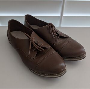 🥁 Aldo Tepolini Brown Oxford Leather Shoes